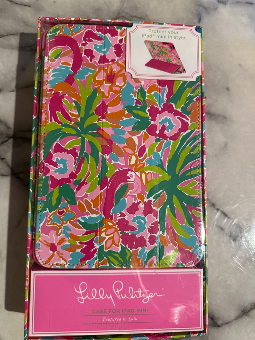 Lilly Pulitzer Floral iPad Mini Case - Pink Tropical Print